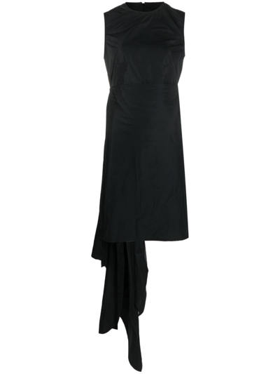 Sofie D'hoore Detachable-panel Sleeveless Blouse In Black