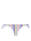 MC2 SAINT BARTH STRIPE-PRINT TIED BIKINI BRIEFS