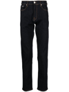 Ps By Paul Smith Dark-wash Slim-fit Jeans In Blue
