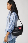 Manhattan Portage Xxs Vinyl Version 2 Messenger Bag In Black