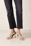 Alohas Sheila Leather Heeled Sandal In Lush Green