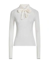 Agnona Woman Sweater Ivory Size L Cashmere In White