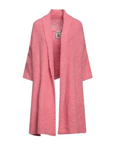 Semicouture Woman Cardigan Pink Size S/m Alpaca Wool, Wool, Acrylic, Polyamide, Elastane In Pink
