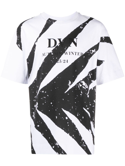 Dries Van Noten White Screen Print T-shirt