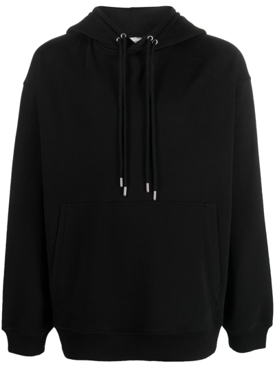 Dries Van Noten Oversize Hooded Sweatshirt In Black
