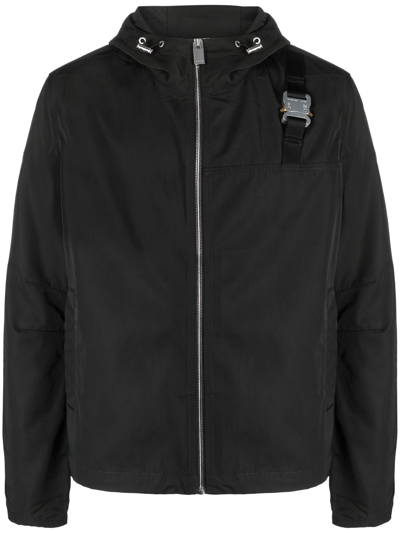 Alyx Buckle-detail Hooded Jacket In Black