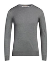 Cruciani Man Sweater Lead Size 44 Silk In Grey
