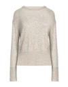 Kaos Woman Sweater Cream Size M Polyester, Polyamide, Mohair Wool, Alpaca Wool In White