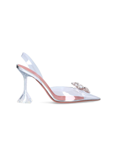 Amina Muaddi With Heel In Transparent