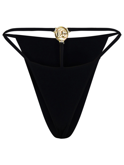Dolce & Gabbana Black Polyamide Blend Beach Briefs