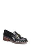 Korks Florence Bit Loafer In Black Patent