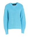 Jjxx By Jack & Jones Woman Sweater Azure Size M Cotton In Blue