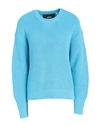 Jjxx By Jack & Jones Woman Sweater Azure Size S Cotton In Blue