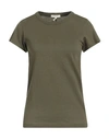 Rag & Bone Woman T-shirt Military Green Size Xxs Cotton