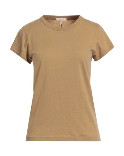 Rag & Bone Woman T-shirt Mustard Size S Cotton In Yellow