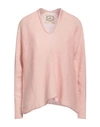 Pink Memories Woman Sweater Pink Size 2 Acrylic, Mohair Wool, Polyamide, Wool