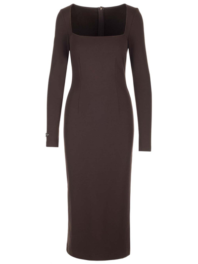 Dolce & Gabbana Synthetic Fibers Dress In Black