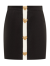 Moschino Heart-motif Mini Skirt In Fantasia Nero