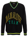 Barrow Embroidered Logo Knit Sweater In Black