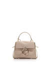 Chloé Women's Mini Tess Leather Day Bag In Motty Grey