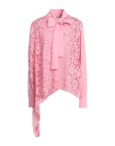 Valentino Garavani Woman Blouse Pink Size 4 Silk