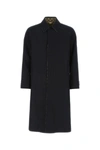 GUCCI GUCCI MAN DARK BLUE POLYESTER TRENCH COAT