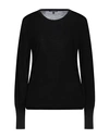 Armani Exchange Woman Sweater Black Size Xs Virgin Wool, Wool, Elastane, Polyamide In Black