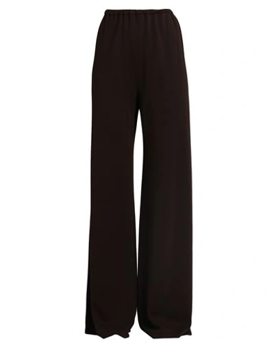 16arlington Woman Pants Dark Brown Size 10 Virgin Wool, Acrylic