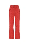 GUCCI GUCCI WOMAN RED POLYESTER PANT