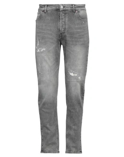 Pmds Premium Mood Denim Superior Man Jeans Grey Size 30 Cotton, Elastane
