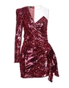 Elisabetta Franchi Woman Short Dress Fuchsia Size 8 Polyamide In Pink