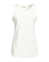 Anna Molinari Woman Top White Size 4 Acetate, Silk