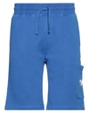 Murphy & Nye Man Shorts & Bermuda Shorts Blue Size M Cotton
