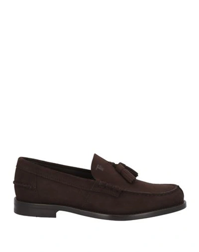 Tod's Man Loafers Dark Brown Size 6.5 Leather