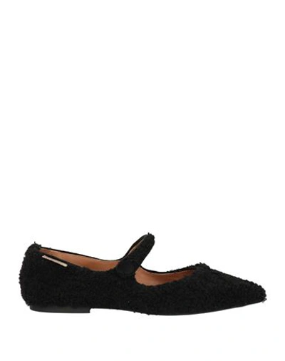 Passion Blanche Woman Ballet Flats Black Size 6 Textile Fibers