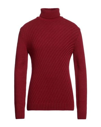 Tsd12 Man Turtleneck Red Size Xxl Dralon In Red