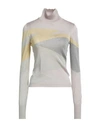 Philosophy Di Lorenzo Serafini Woman Turtleneck Light Pink Size 10 Viscose, Polyester