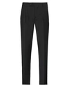 Grey Daniele Alessandrini Man Pants Black Size 36 Wool, Polyester, Elastane In Black