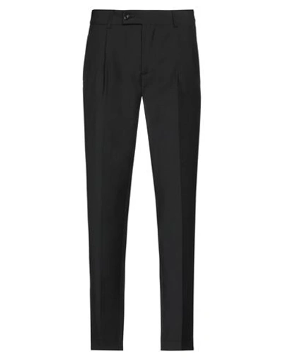 Grey Daniele Alessandrini Man Pants Black Size 32 Wool, Polyester, Elastane