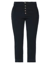 Dondup Woman Pants Midnight Blue Size 30 Cotton, Lyocell, Elastane