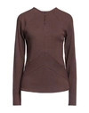 Rag & Bone Woman Sweater Brown Size M Cotton, Modal, Linen, Elastane