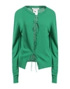 Philosophy Di Lorenzo Serafini Woman Cardigan Green Size 10 Virgin Wool, Cashmere In Green