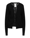 Philosophy Di Lorenzo Serafini Woman Cardigan Black Size 10 Virgin Wool, Cashmere