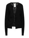 Philosophy Di Lorenzo Serafini Woman Cardigan Black Size 8 Virgin Wool, Cashmere