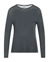 Massimo Alba Man Sweater Lead Size Xl Wool In Grey