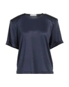Maria Vittoria Paolillo Mvp Woman T-shirt Midnight Blue Size 8 Acetate, Elastane