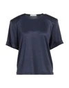 Maria Vittoria Paolillo Mvp Woman T-shirt Midnight Blue Size 6 Acetate, Elastane