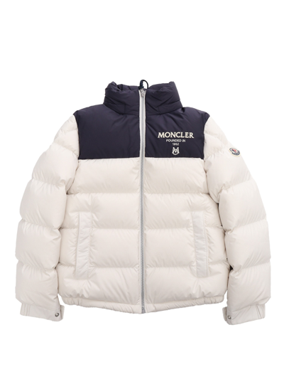 Moncler Kids' Joe Down Jacket In Natural