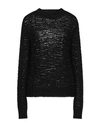Alpha Studio Woman Sweater Black Size 8 Recycled Polyamide, Wool, Mohair Wool, Merino Wool