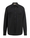 Yes London Man Shirt Black Size 3xl Wool, Polyester, Elastane